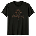 Bloom Quietly Womens T-Shirt Minimalist Botanical Flowers Mothers Day Gift Unisex T-shirt, Sweatshirt, Hoodie, Long Sleeve Tee - T-Shirt, Sweatshirt, Hoodie