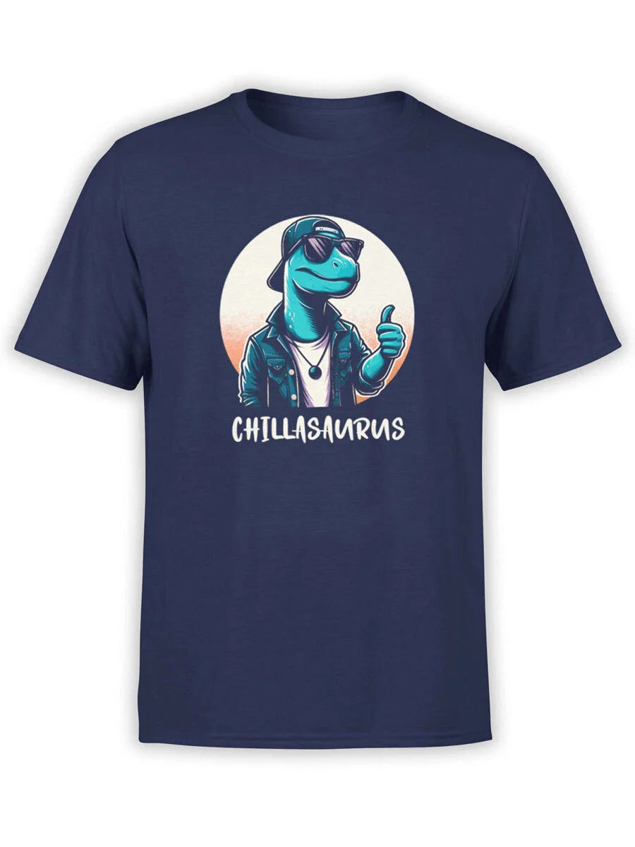 FANTUCCI Unisex Dinosaur Collection | Chillasaurus T-Shirt Unisex T-shirt, Sweatshirt, Hoodie, Long Sleeve Tee - T-Shirt, Sweatshirt, Hoodie