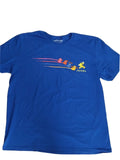 Loot Crate Pac-Man Retro Blue T-Shirt Mens XL Pac Man Video Game Ghosts Chasing Unisex T-shirt, Sweatshirt, Hoodie, Long Sleeve Tee - T-Shirt, Sweatshirt, Hoodie
