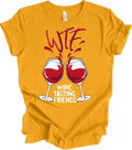 WTF Wine Tasting Friends Shirt Funny Wine Lover Gift Wine Tasting Team Captain Unisex T-shirt, Sweatshirt, Hoodie, Long Sleeve Tee - T-Shirt, Sweatshirt, Hoodie