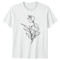 Eucalyptus Leaves Botanical Minimalist Drawing T-Shirt Eucalyptus Nature Unisex T-shirt, Sweatshirt, Hoodie, Long Sleeve Tee - T-Shirt, Sweatshirt, Hoodie