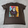 Ghost Face Graffiti Style Short Sleeve Black Logo T-Shirt Large Unisex T-shirt, Sweatshirt, Hoodie, Long Sleeve Tee - T-Shirt, Sweatshirt, Hoodie
