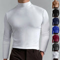 Mens Roll Neck Jumper T-Shirt Baselayer Turtle High Extra Soft Long Sleeve Tops Unisex T-shirt, Sweatshirt, Hoodie, Long Sleeve Tee - T-Shirt, Sweatshirt, Hoodie