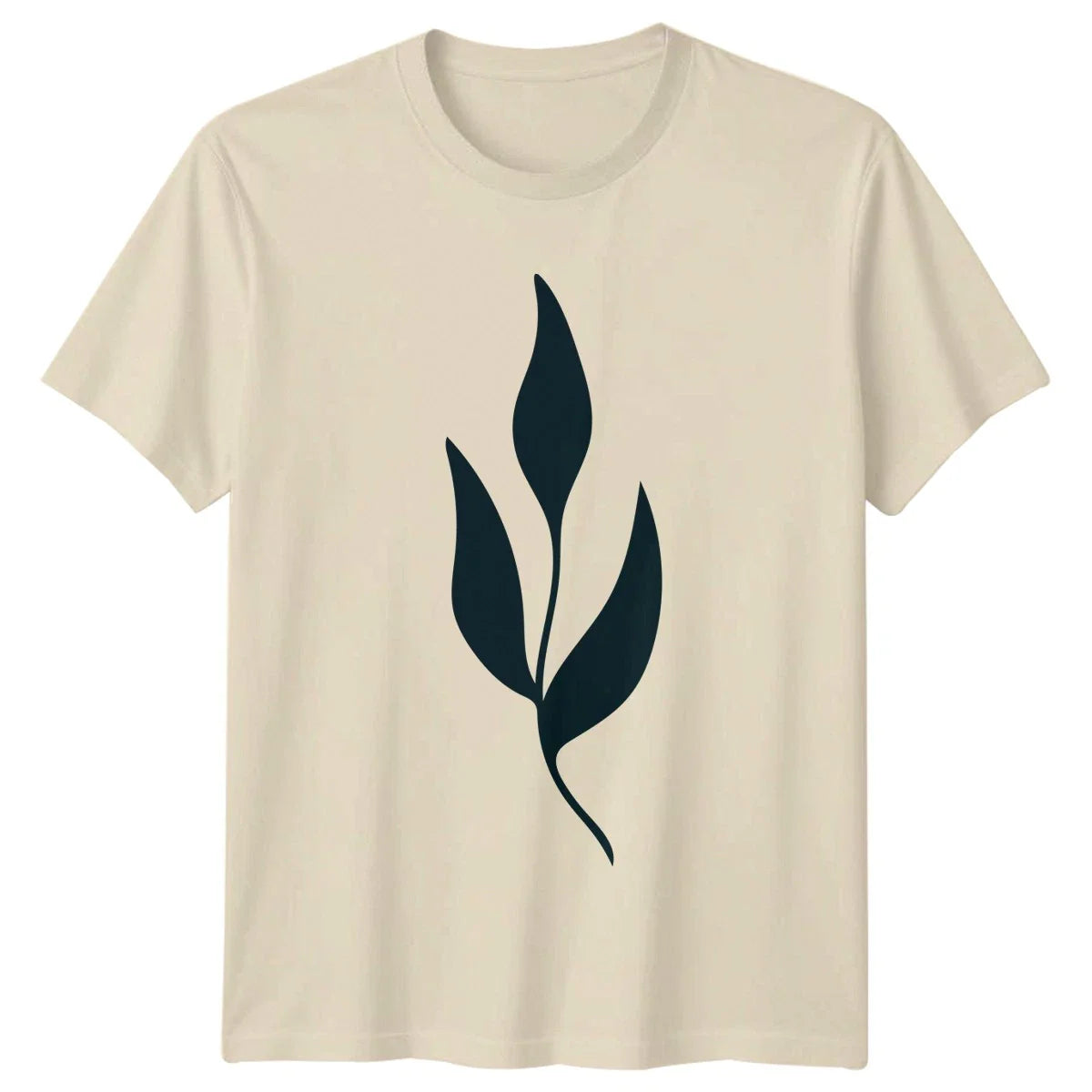 Botanical Plant Leaf Modern Minimalist T-Shirt Abstract Botanical Art Unisex T-shirt, Sweatshirt, Hoodie, Long Sleeve Tee - T-Shirt, Sweatshirt, Hoodie
