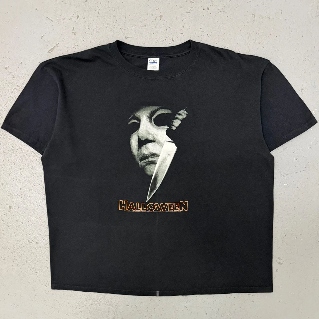 Vintage 2005 Halloween Michael Myers Rare Horror Movie Promo T Shirt XXL Unisex T-shirt, Sweatshirt, Hoodie, Long Sleeve Tee - T-Shirt, Sweatshirt, Hoodie