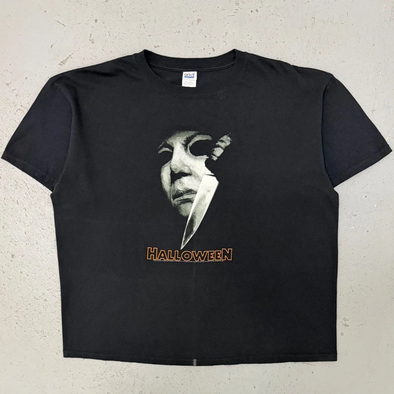Vintage 2005 Halloween Michael Myers Rare Horror Movie Promo T Shirt XXL Unisex T-shirt, Sweatshirt, Hoodie, Long Sleeve Tee - T-Shirt, Sweatshirt, Hoodie