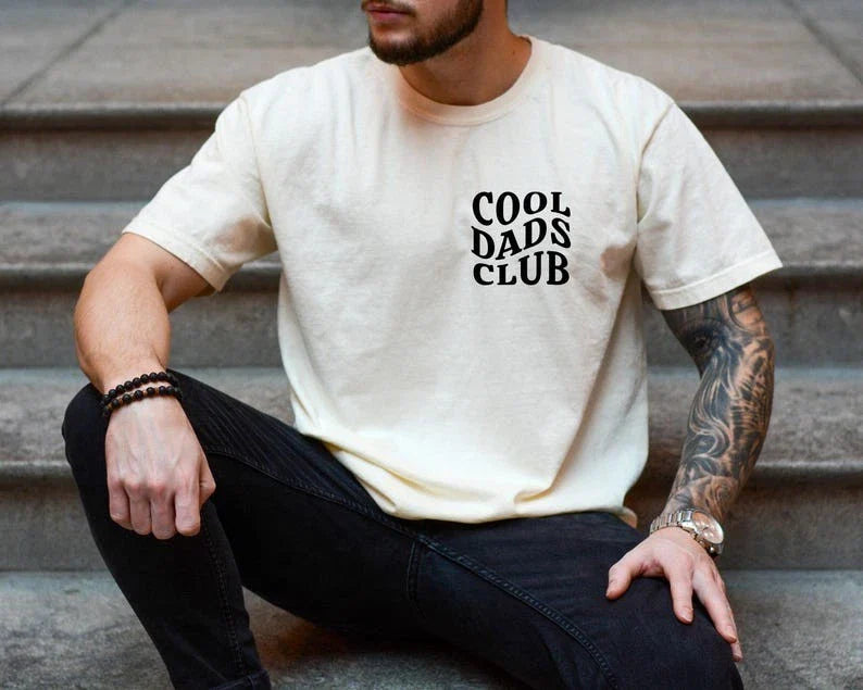 Cool Dads Club Shirt Retro Vintage Dad Graphic Tee Fathers Day Unisex T-shirt, Sweatshirt, Hoodie, Long Sleeve Tee - T-Shirt, Sweatshirt, Hoodie