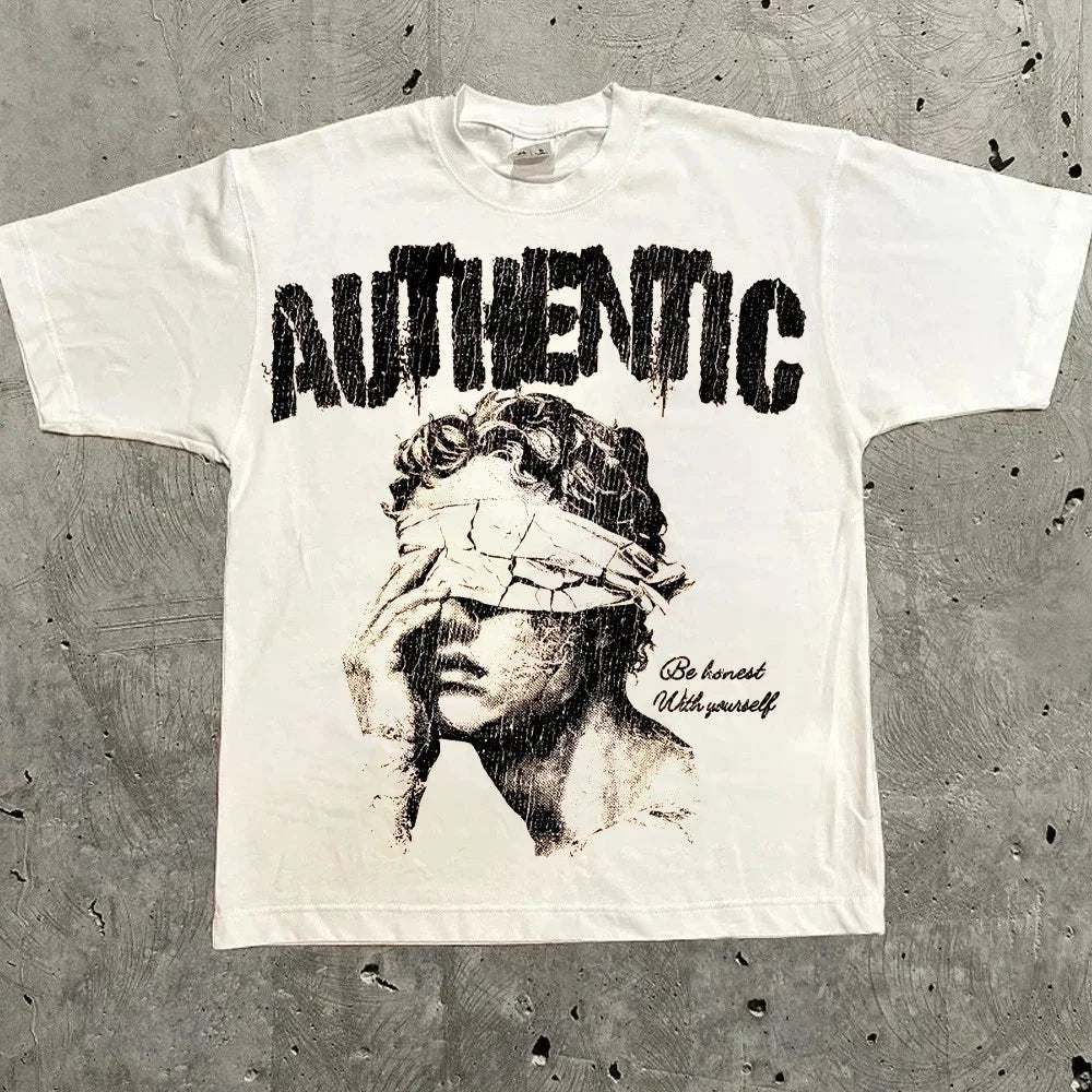 Statue Art Aesthetic Mens Y2K Graphic T Shirt Streetwear Cotton Tee S-3XL Unisex T-shirt, Sweatshirt, Hoodie, Long Sleeve Tee - T-Shirt, Sweatshirt, Hoodie