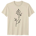 Botanical Branch Berries Line Art T-Shirt Minimalist Art Botanical Birthday Unisex T-shirt, Sweatshirt, Hoodie, Long Sleeve Tee - T-Shirt, Sweatshirt, Hoodie