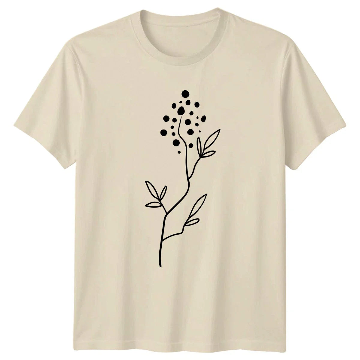 Botanical Branch Berries Line Art T-Shirt Minimalist Art Botanical Birthday Unisex T-shirt, Sweatshirt, Hoodie, Long Sleeve Tee - T-Shirt, Sweatshirt, Hoodie