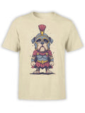 FANTUCCI Gladiator Pup T-Shirt | Funny Bulldog Tee with Warrior Spirit | Unisex Unisex T-shirt, Sweatshirt, Hoodie, Long Sleeve Tee - T-Shirt, Sweatshirt, Hoodie
