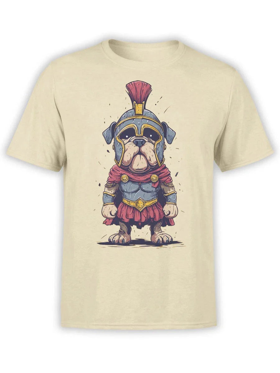 FANTUCCI Gladiator Pup T-Shirt | Funny Bulldog Tee with Warrior Spirit | Unisex Unisex T-shirt, Sweatshirt, Hoodie, Long Sleeve Tee - T-Shirt, Sweatshirt, Hoodie