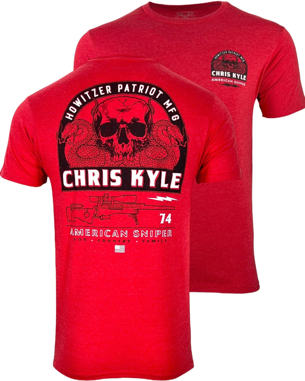 Howitzer Style Men's T-Shirt Chris kyle Snake Military Grunt MFG Unisex T-shirt, Sweatshirt, Hoodie, Long Sleeve Tee - T-Shirt, Sweatshirt, Hoodie