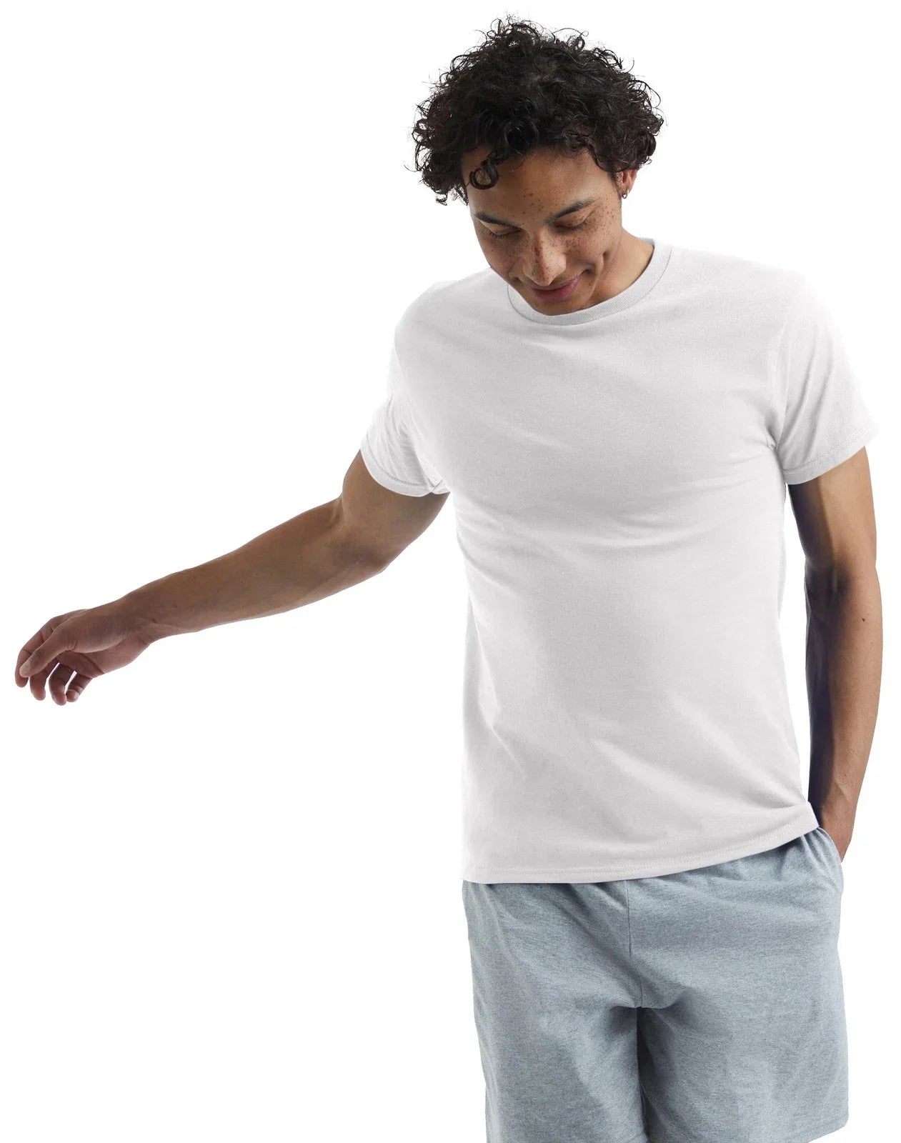 Hanes Mens T-Shirt Comfort Soft 100% Cotton Short Sleeve TAGLESS Tee Plain Blank Unisex T-shirt, Sweatshirt, Hoodie, Long Sleeve Tee - T-Shirt, Sweatshirt, Hoodie