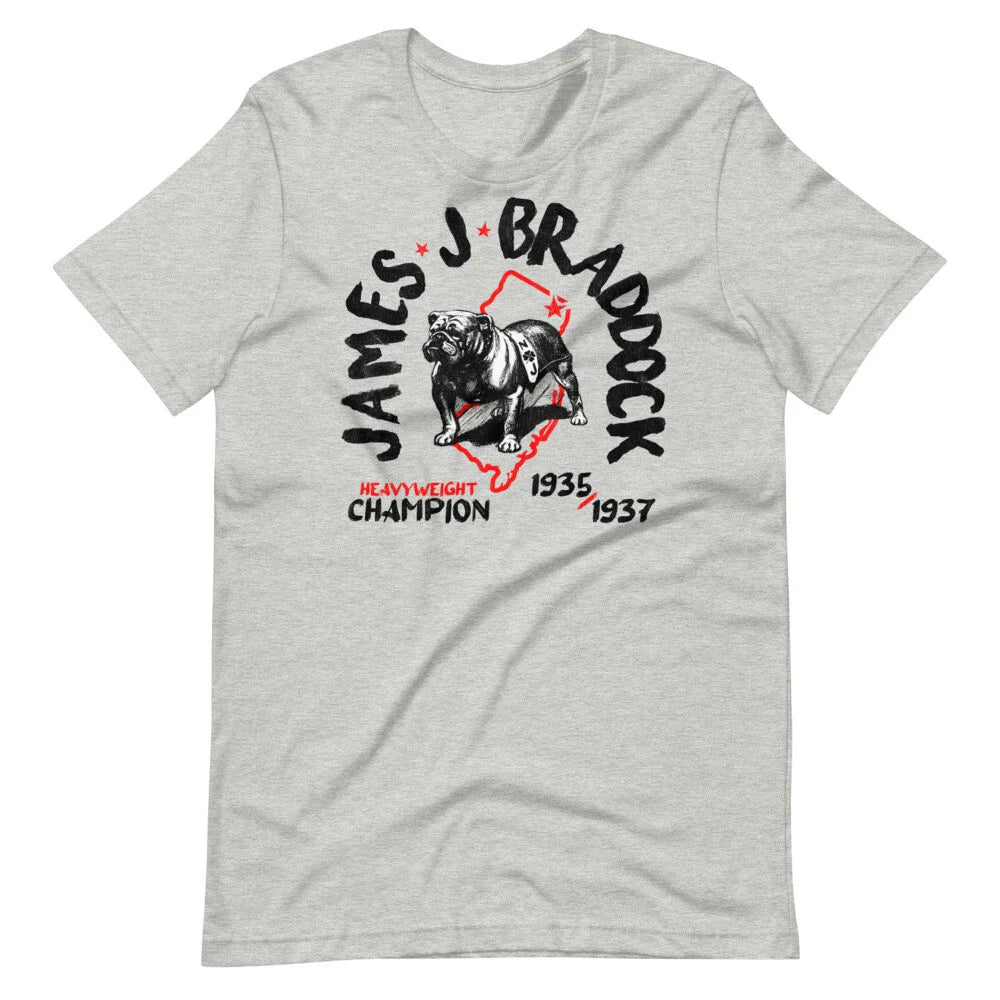 JAMES J BRADDOCK Boxer Cinderella Man Fan Art Original Unisex T-Shirt Unisex T-shirt, Sweatshirt, Hoodie, Long Sleeve Tee - T-Shirt, Sweatshirt, Hoodie
