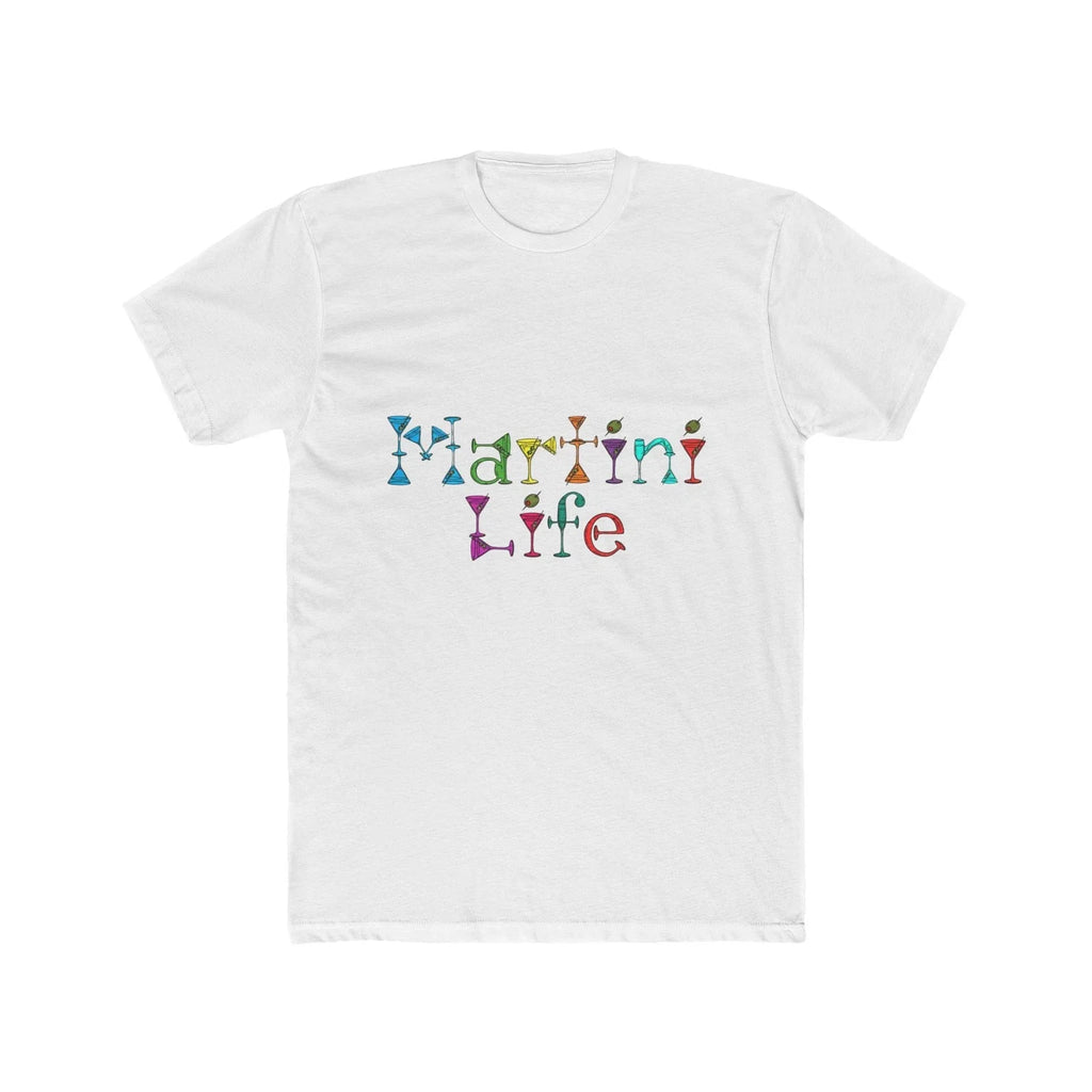 Martini Life Tee | Colorful Cocktail Typography T-Shirt Unisex T-shirt, Sweatshirt, Hoodie, Long Sleeve Tee - T-Shirt, Sweatshirt, Hoodie