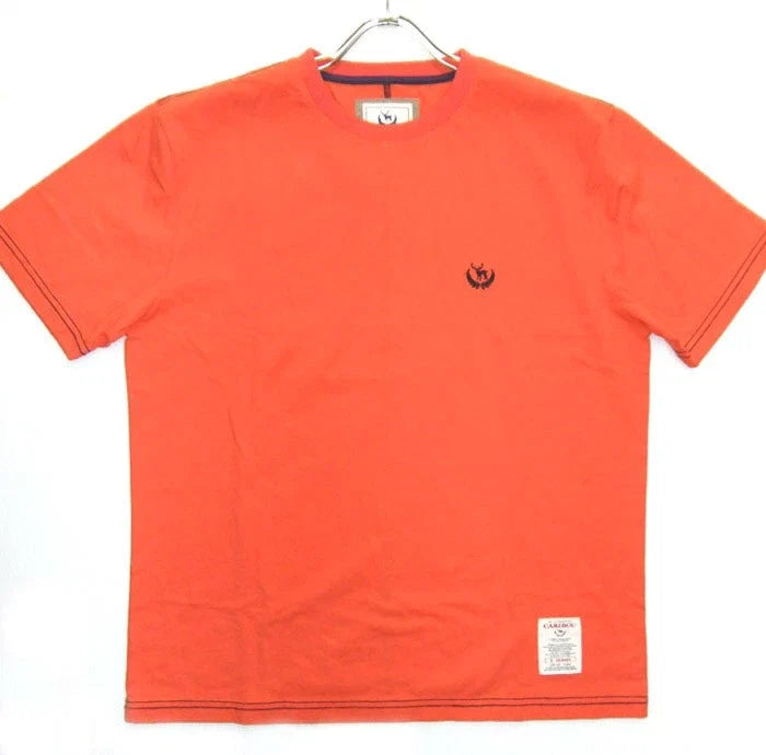 T shirt One Point Embroidery Simple Large Size Orange 2L Caribou CBC 1158 One of Unisex T-shirt, Sweatshirt, Hoodie, Long Sleeve Tee - T-Shirt, Sweatshirt, Hoodie