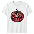 Pink Leopard Print Pumpkin Womens T-Shirt  Aesthetic Halloween Gift For Her Unisex T-shirt, Sweatshirt, Hoodie, Long Sleeve Tee - T-Shirt, Sweatshirt, Hoodie