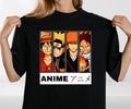 Anime Hero Squad T-Shirt  Japanese Manga Fan Art Tee  Otaku Streetwear t shirt Unisex T-shirt, Sweatshirt, Hoodie, Long Sleeve Tee - T-Shirt, Sweatshirt, Hoodie