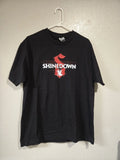 SHINEDOWN "SHINEDOWN FOREVER" BACK PRINT, MENS LARGE BLACK TSHIRT, ROCK, SOFT... Unisex T-shirt, Sweatshirt, Hoodie, Long Sleeve Tee - T-Shirt, Sweatshirt, Hoodie