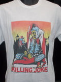Killing Joke - Empire Song 1982 Design - White Double Sided T Shirt - NEW Unisex T-shirt, Sweatshirt, Hoodie, Long Sleeve Tee - T-Shirt, Sweatshirt, Hoodie