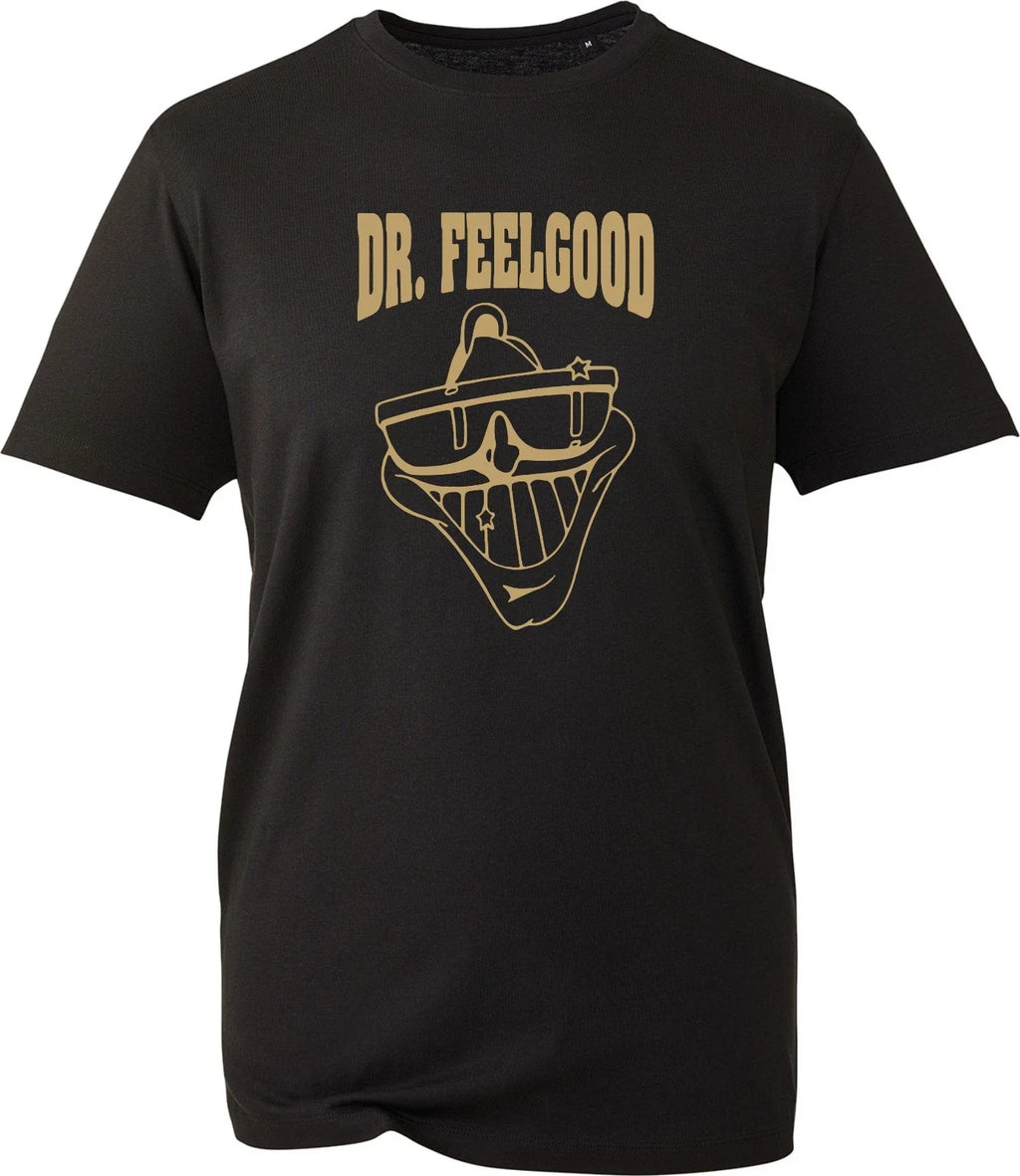 Dr Feel Good T-shirt Music Lovers Rock Punk Band Logo Top Gift Men's Unisex Tee Unisex T-shirt, Sweatshirt, Hoodie, Long Sleeve Tee - T-Shirt, Sweatshirt, Hoodie