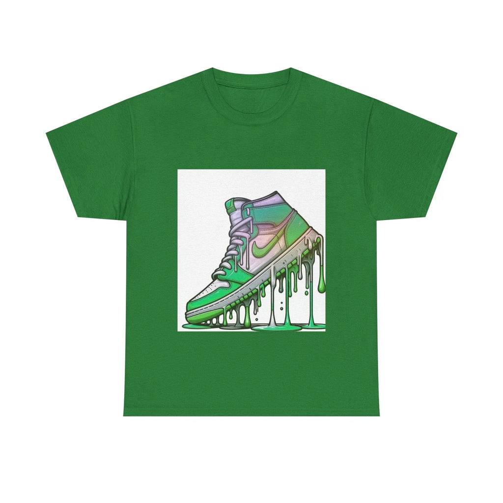 Green Dripping Sneaker Tee | Skate Shoe Illustration Unisex T-shirt, Sweatshirt, Hoodie, Long Sleeve Tee - T-Shirt, Sweatshirt, Hoodie