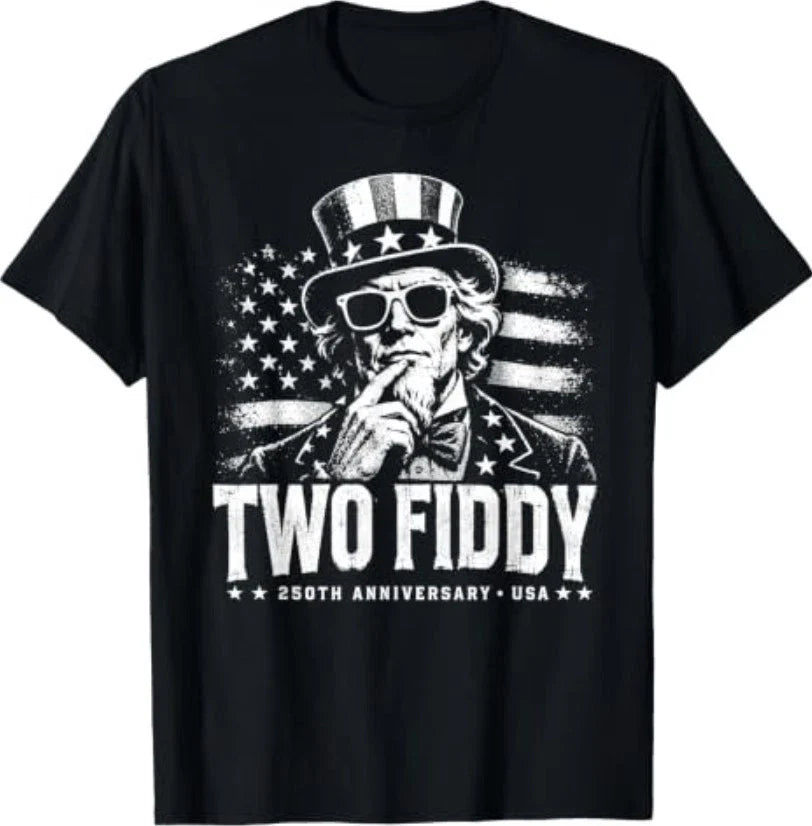 Two Fiddy T-Shirt S-3XL Unisex T-shirt, Sweatshirt, Hoodie, Long Sleeve Tee - T-Shirt, Sweatshirt, Hoodie