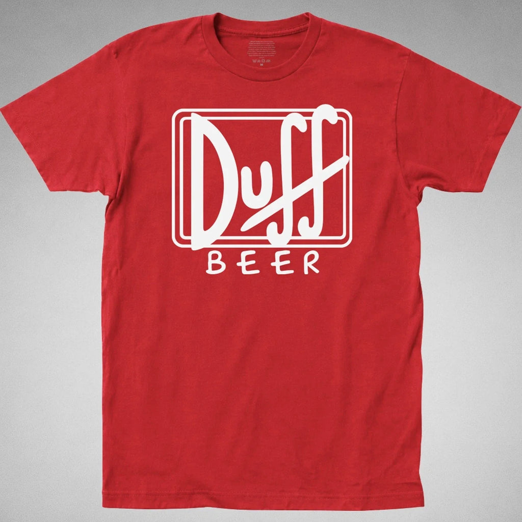 Duff Beer T-SHIRT tee retro simpson can costume 90s bart homer barney moe bar Unisex T-shirt, Sweatshirt, Hoodie, Long Sleeve Tee - T-Shirt, Sweatshirt, Hoodie