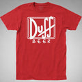 Duff Beer T-SHIRT tee retro simpson can costume 90s bart homer barney moe bar Unisex T-shirt, Sweatshirt, Hoodie, Long Sleeve Tee - T-Shirt, Sweatshirt, Hoodie