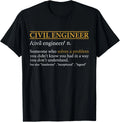 Funny CIVIL ENGINEER definition Birthday or Christmas Gift Unisex T-Shirt Unisex T-shirt, Sweatshirt, Hoodie, Long Sleeve Tee - T-Shirt, Sweatshirt, Hoodie
