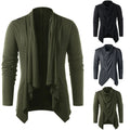 Sleek Men's Asymmetrical Cardi Top for a Modern Casual Look with Sleeves Unisex T-shirt, Sweatshirt, Hoodie, Long Sleeve Tee - T-Shirt, Sweatshirt, Hoodie