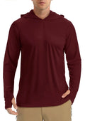 UPF 50+ UV Sun Protection T-Shirts Men's Long Sleeve Performance Casual Hoodies Unisex T-shirt, Sweatshirt, Hoodie, Long Sleeve Tee - T-Shirt, Sweatshirt, Hoodie