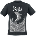 Gojira - T-Shirt (Woodblock Whales) Metal Band Black Size Large New Unisex T-shirt, Sweatshirt, Hoodie, Long Sleeve Tee - T-Shirt, Sweatshirt, Hoodie