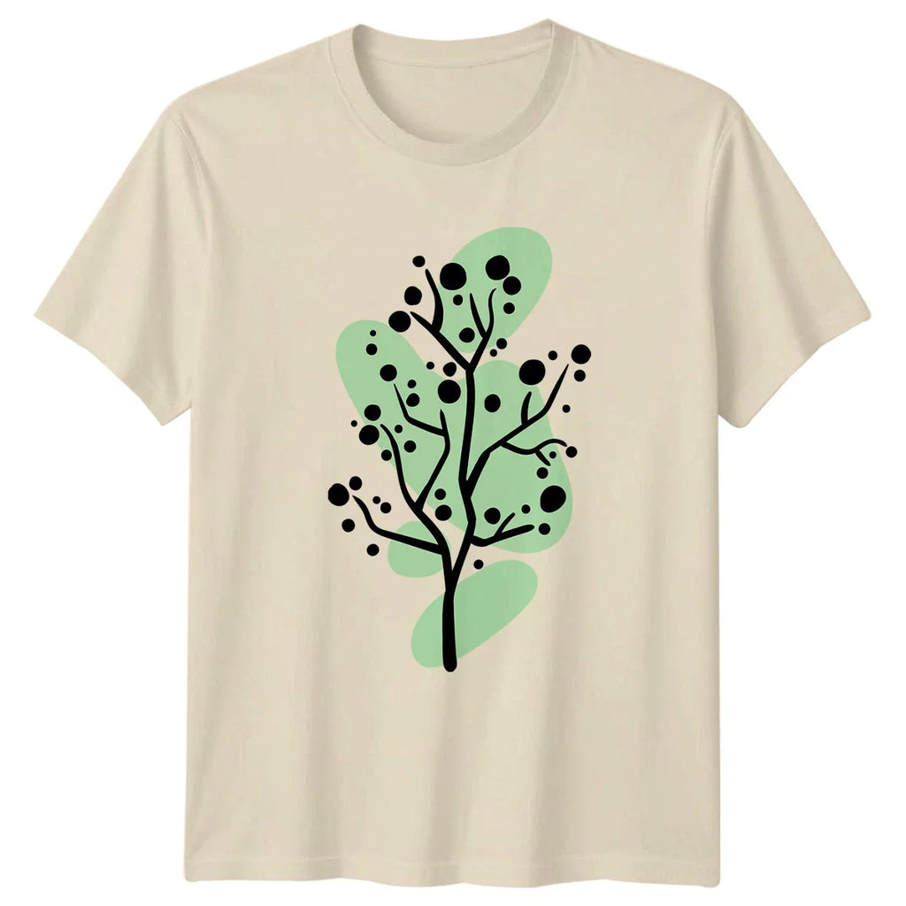 Minimalist Abstract Tree Nature T-Shirt Botanical Art Nature Birthday Gift Unisex T-shirt, Sweatshirt, Hoodie, Long Sleeve Tee - T-Shirt, Sweatshirt, Hoodie