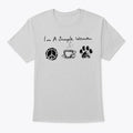 Im A Simple Woman Hippie Coffee And Dog T-Shirt Made in the USA Size S to 5XL Unisex T-shirt, Sweatshirt, Hoodie, Long Sleeve Tee - T-Shirt, Sweatshirt, Hoodie