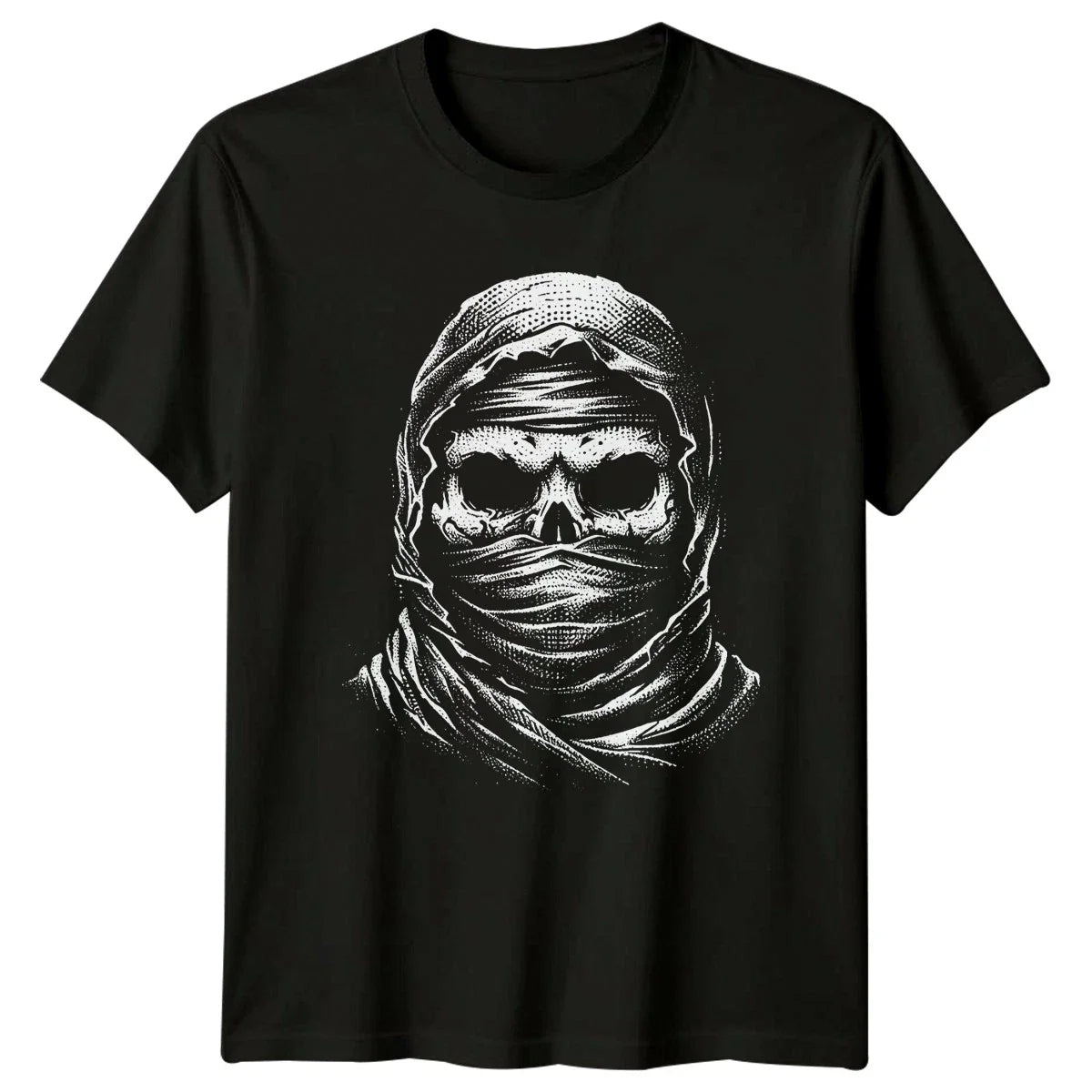 Skull Wrapped Band T-Shirt Rock Music Gift For Him Unisex T-shirt, Sweatshirt, Hoodie, Long Sleeve Tee - T-Shirt, Sweatshirt, Hoodie