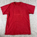 Shirt Mens Medium Red Minimalist Pocket Basic Tee Pullover Workwear Casual Unisex T-shirt, Sweatshirt, Hoodie, Long Sleeve Tee - T-Shirt, Sweatshirt, Hoodie