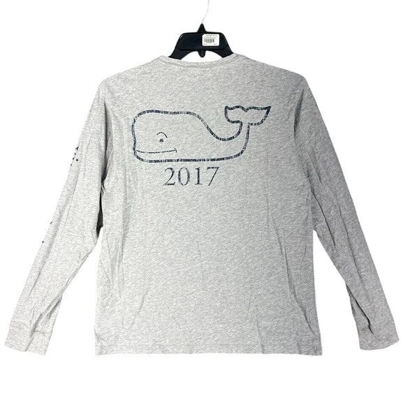 Vineyard Vines Mens Shirt S Gray Whale Logo 2017 Cotton Preppy Casual Streetwear Unisex T-shirt, Sweatshirt, Hoodie, Long Sleeve Tee - T-Shirt, Sweatshirt, Hoodie