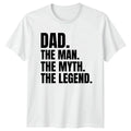 Dad The Man The Myth Mens T-Shirt Fathers Day Fatherhood Gift For Him Unisex T-shirt, Sweatshirt, Hoodie, Long Sleeve Tee - T-Shirt, Sweatshirt, Hoodie