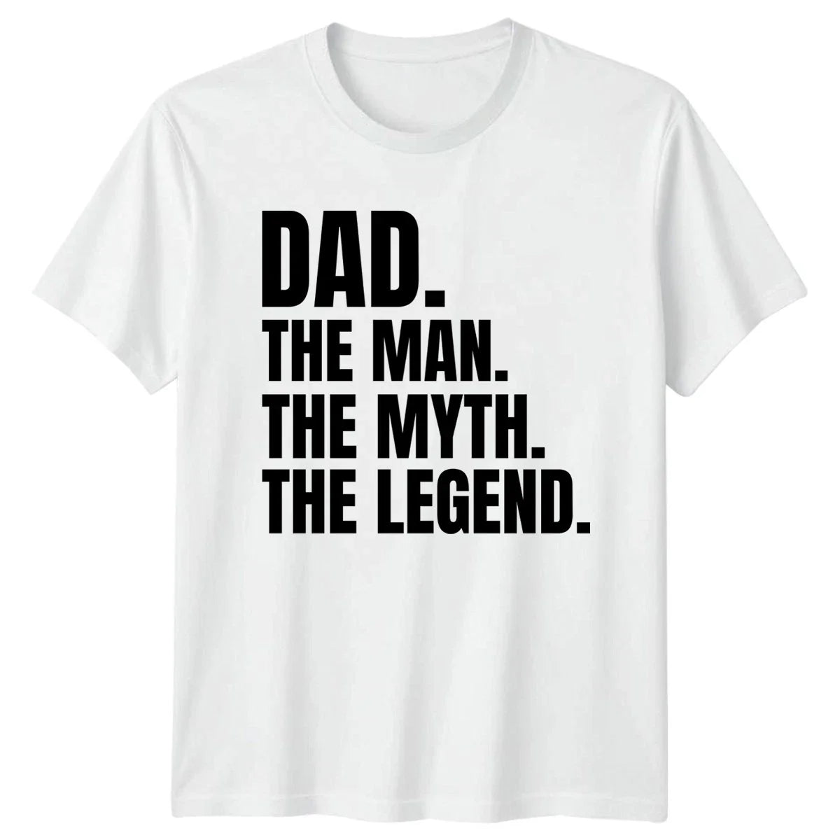 Dad The Man The Myth Mens T-Shirt Fathers Day Fatherhood Gift For Him Unisex T-shirt, Sweatshirt, Hoodie, Long Sleeve Tee - T-Shirt, Sweatshirt, Hoodie