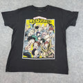 My Hero Academia Shirt Mens Large Black Crew Neck Short Sleeve Stretch Pullover Unisex T-shirt, Sweatshirt, Hoodie, Long Sleeve Tee - T-Shirt, Sweatshirt, Hoodie