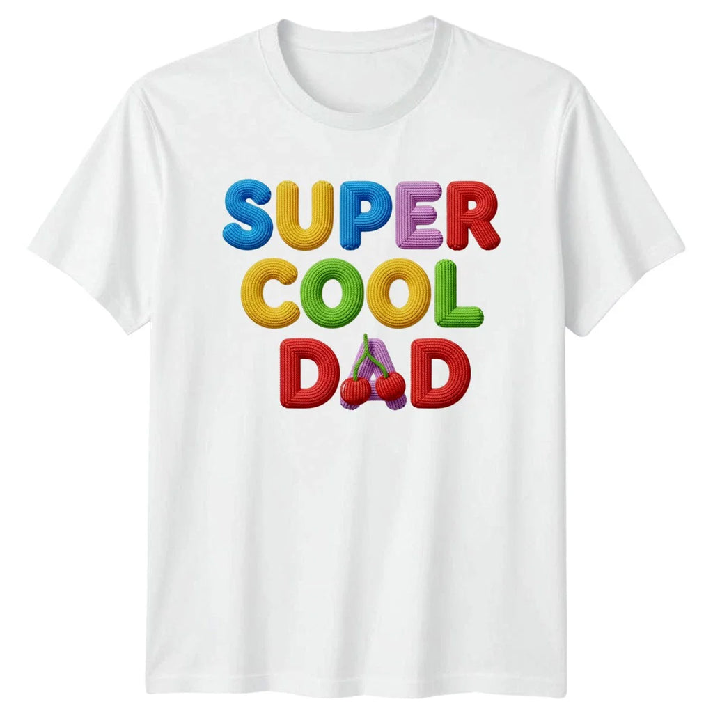 Super Cool Dad Mens T-Shirt Trendy Dad Fatherhood Fathers Day Gift For Him Unisex T-shirt, Sweatshirt, Hoodie, Long Sleeve Tee - T-Shirt, Sweatshirt, Hoodie