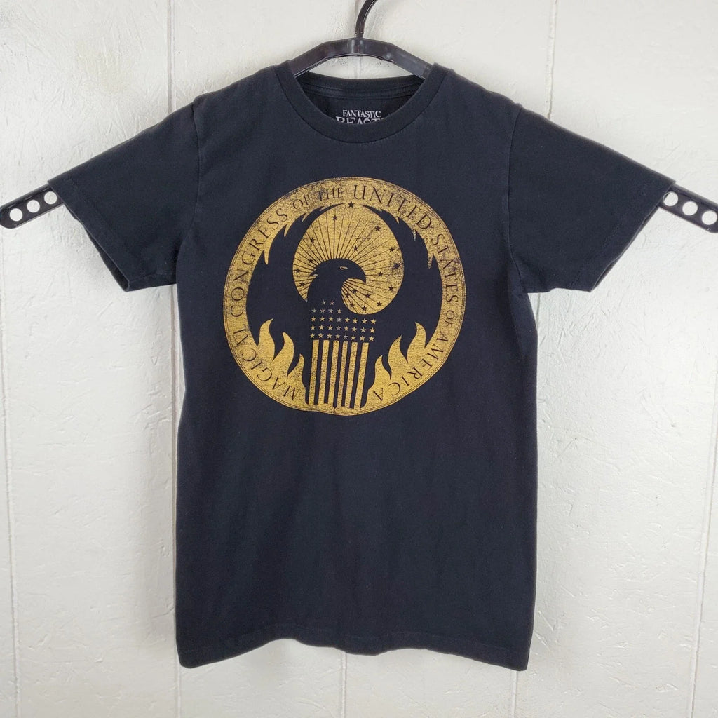 Fantastic Beasts Shirt Mens Extra Small Black Crew Neck Short Sleeve Graphic Unisex T-shirt, Sweatshirt, Hoodie, Long Sleeve Tee - T-Shirt, Sweatshirt, Hoodie