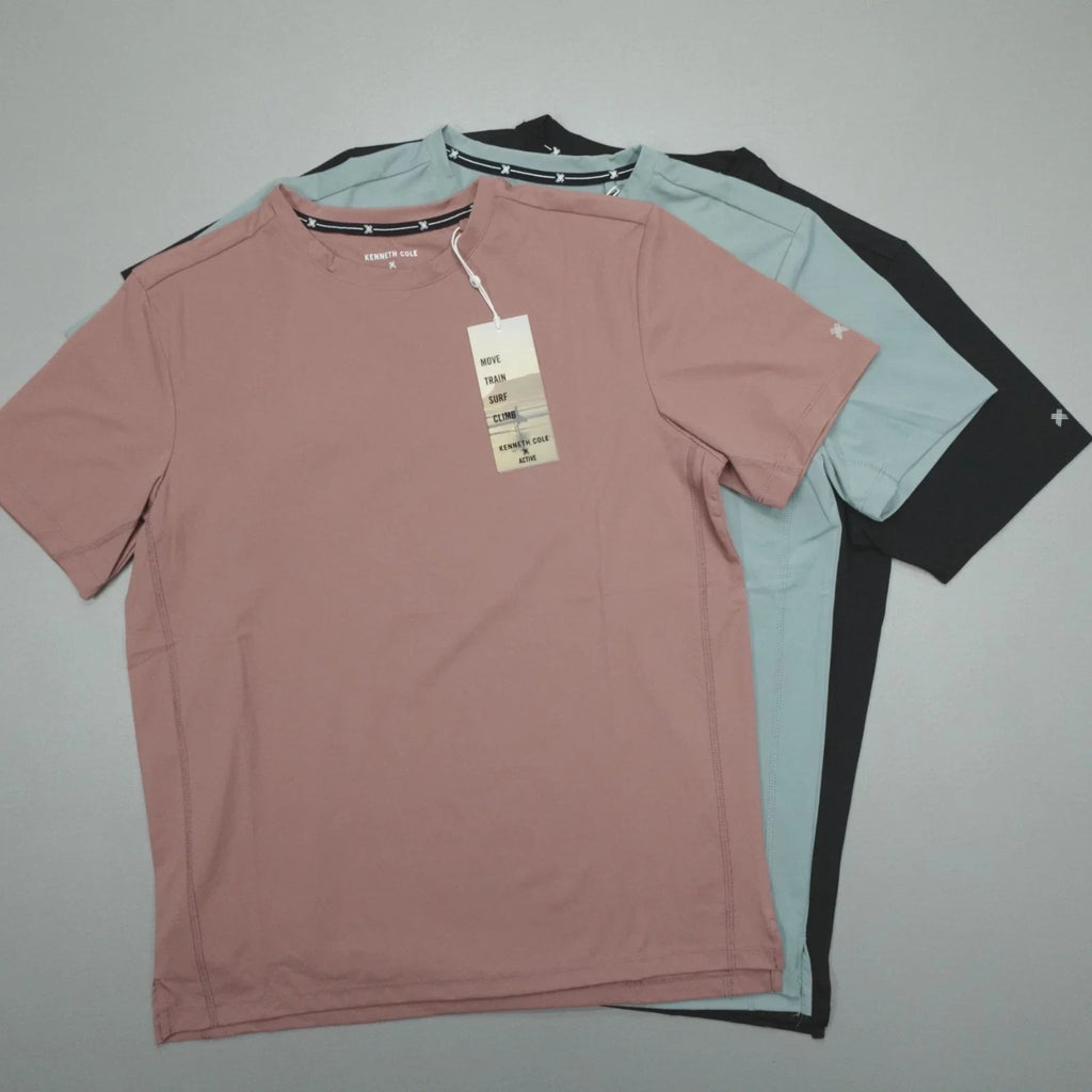 Kenneth Cole Tech Short Sleeve Tee T-Shirt Nylon Stretch Athletic Fit Unisex T-shirt, Sweatshirt, Hoodie, Long Sleeve Tee - T-Shirt, Sweatshirt, Hoodie