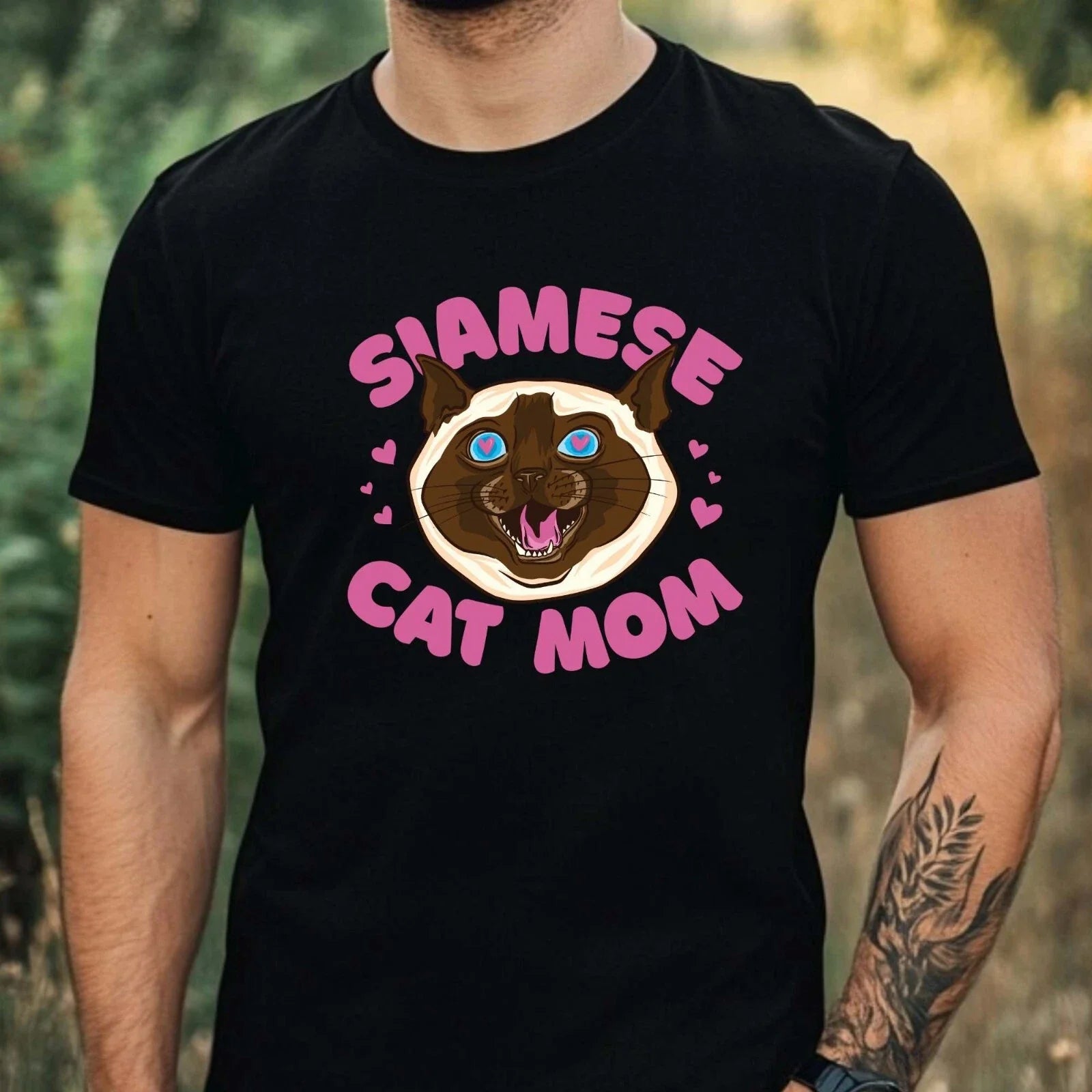 Mens Funny Cat Print Cotton T-Shirt Size XS to 5XL Unisex T-shirt, Sweatshirt, Hoodie, Long Sleeve Tee - T-Shirt, Sweatshirt, Hoodie
