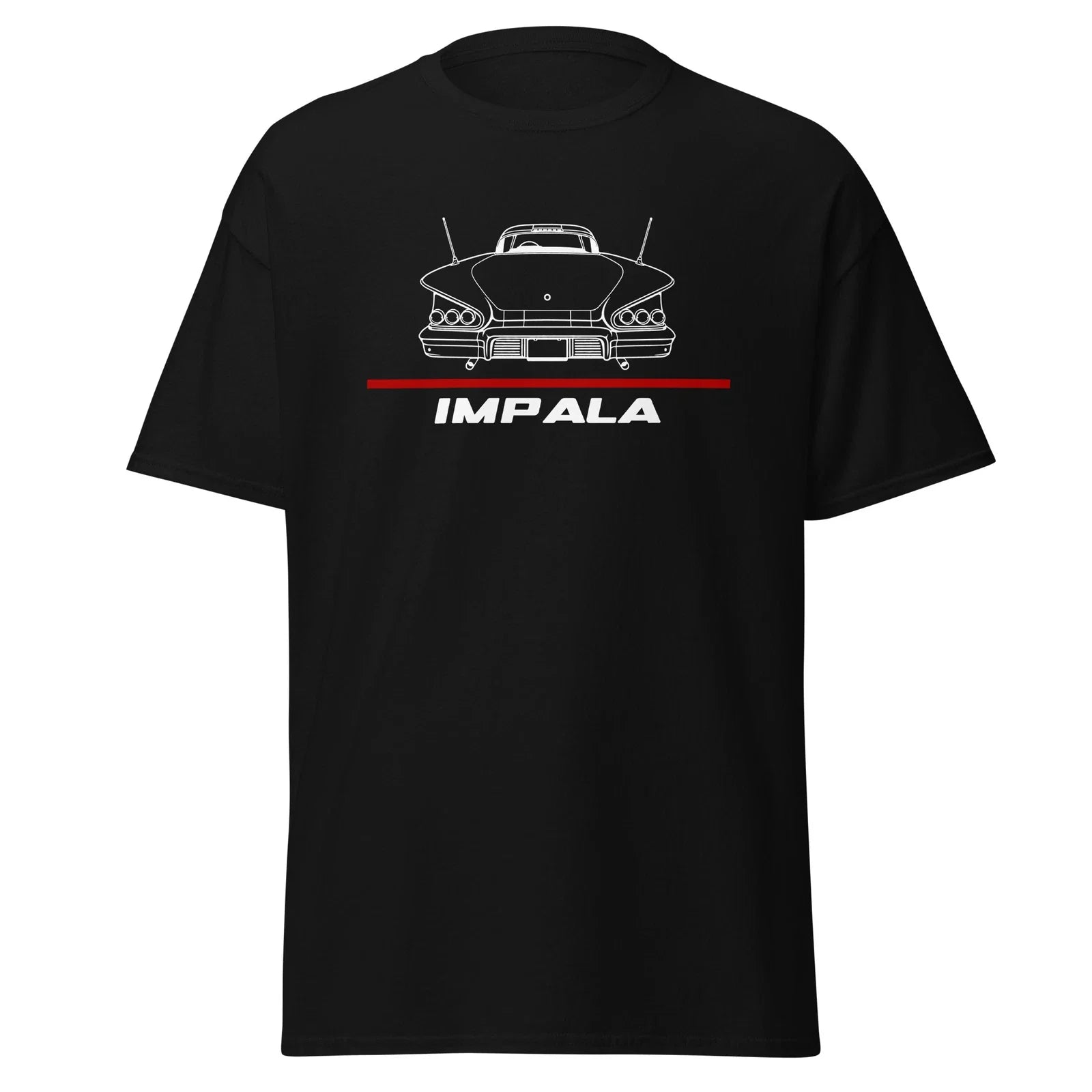 Premium T-Shirt For Chevrolet Impala 1958 Classic Car Enthusiast Birthday Gift Unisex T-shirt, Sweatshirt, Hoodie, Long Sleeve Tee - T-Shirt, Sweatshirt, Hoodie