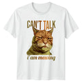 Cant Talk I Am Mewing T-Shirt Mewing Aesthetic Cat Meme Unisex T-shirt, Sweatshirt, Hoodie, Long Sleeve Tee - T-Shirt, Sweatshirt, Hoodie