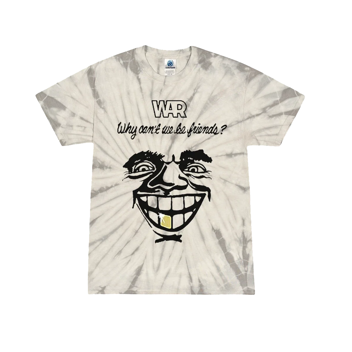 War Tie-Dye Shirt Why Can't We Be Friends - spill the wine - vintage Unisex T-shirt, Sweatshirt, Hoodie, Long Sleeve Tee - T-Shirt, Sweatshirt, Hoodie