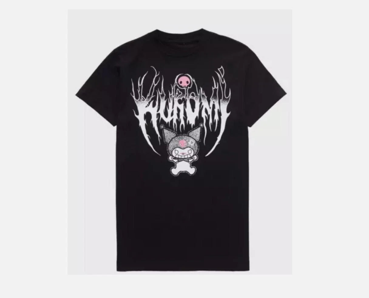 Kuromi Metal T-Shirt Size S-5XL Unisex T-shirt, Sweatshirt, Hoodie, Long Sleeve Tee - T-Shirt, Sweatshirt, Hoodie